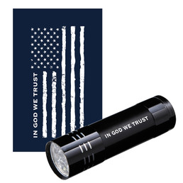In God We Trust LED Flashlight- 4/pk