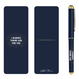 Thank God for You Pen & Bookmark Set- 12/pk