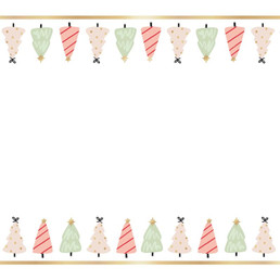 Foil Whimsical Tree's Table Runner