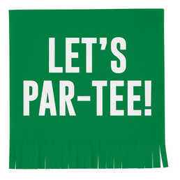 Paper Napkins with Fringe - Let's Par - Tee