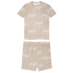 Two-Piece Short Sleeve + Shorts PJ Set - Little Answered Prayer