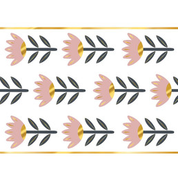 Paper Table Runner - Flower