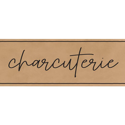 Paper Table Runner - Charcuterie