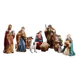 Michael Adams' Nine-Piece Nativity Set