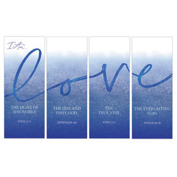 I Am Love X-Stand Banner Set - Set of 4