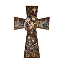 Bethlehem Nativity Scene Wall Cross