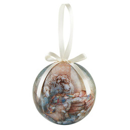 Prince of Peace Decoupage Ornament - 6/pk