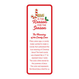 Jesus is the Reason for the Season Lapel Pin with Bookmark - 12/pk
