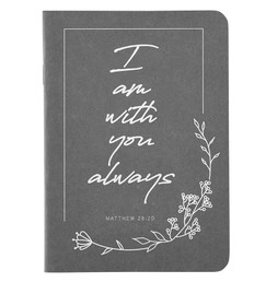 I Am With You Kraft Notebook - 12/pk
