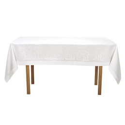 Linen In Remembrance of Me Altar Frontal