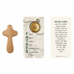 Father Acronym Hand-Held Prayer Cross with Card - 12/pk