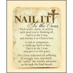 Nail It to the Cross Magnet - 24/pk