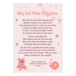 Large Posters: Why God Made Little Girls