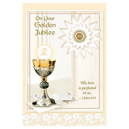 On Your Golden Jubilee - 50th Jubilee Anniversary Card
