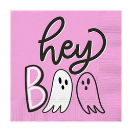 Beverage Napkins - Hey Boo