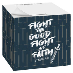 Fight the Good Fight Memo Cube - 4/pk