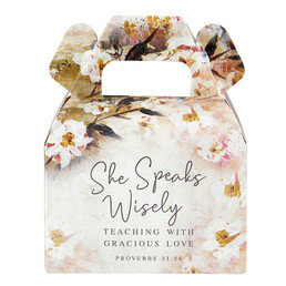 She Speaks Wisely Mini Treat Box - 36/pk