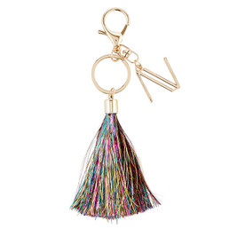 Mylar Tassel Keychain - Multi