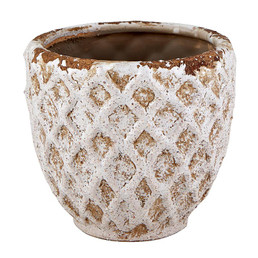 Diamond Pattern Pot - Small