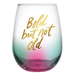 Thimblepress x Slant Stemless Wine Glass - Bold But Not Old