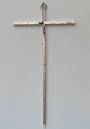 Cross - Hammered Silver