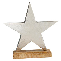 Silver Star with Base - Large