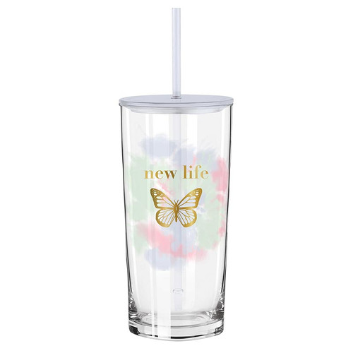 Glass Tumbler - New Life