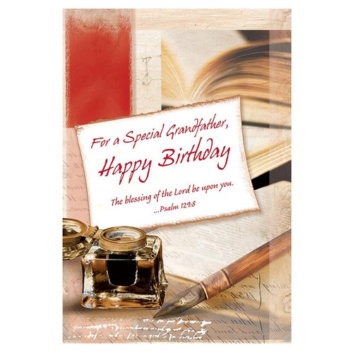 "For a Special Grandfather" Birthday Card