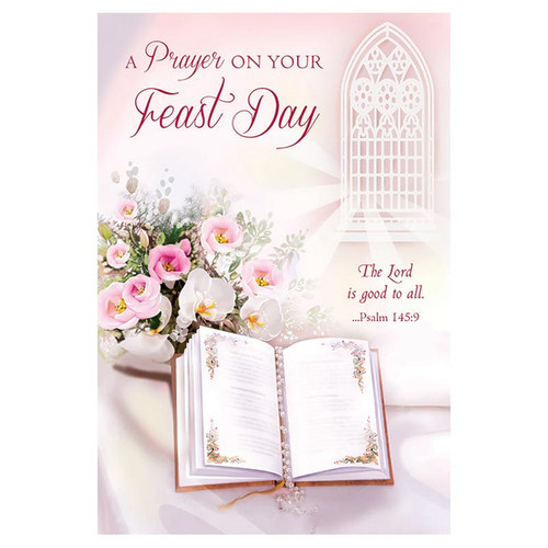A Prayer On Your Feast Day Card
