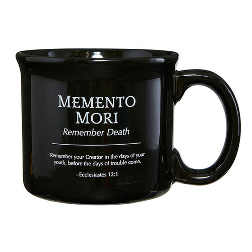 Memento Mori Mug with Gift Wrap - 4/pk
