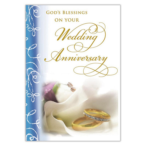 God's Blessings on Your Wedding Anniversary - General Card