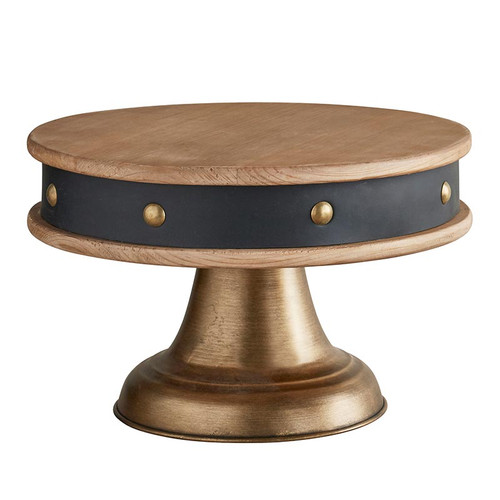 Gold Stud Wood Stand - Large