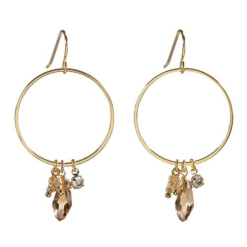 Dangle Hoops - Mosaic