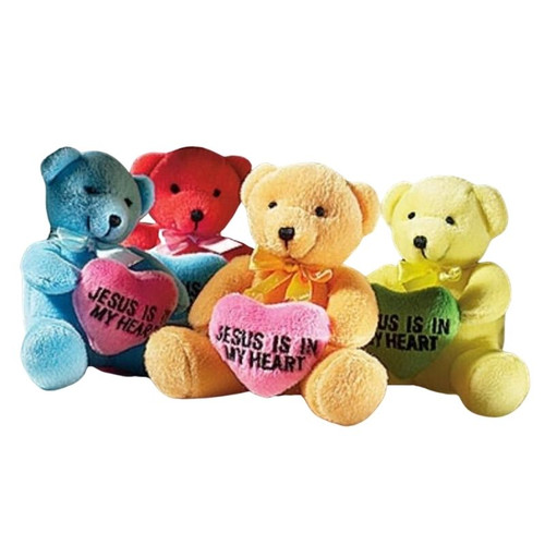 Jesus is in My Heart Bear Assortment - 12/pk