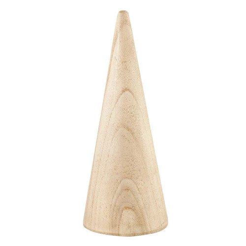Wood Cone Tree - Small - Natural