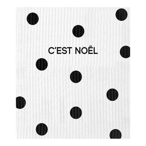 Organic Dish Cloth - C'est Noel