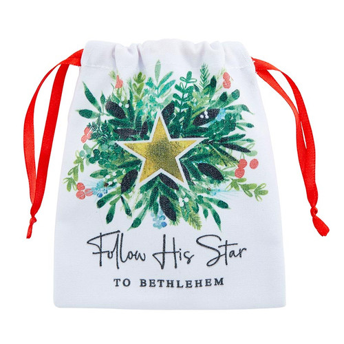 Follow His Star Collection Drawstring Bag - 12/pk