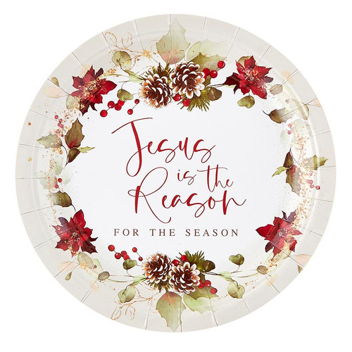 Jesus is the Reason Paper Plate Set - 6 sets/pk