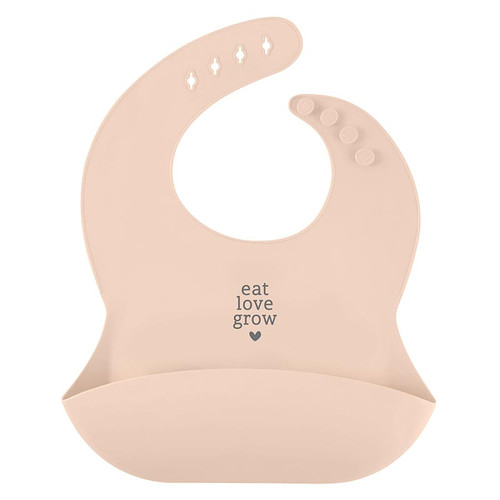 Silicone Bib - Eat. Love. Grow.