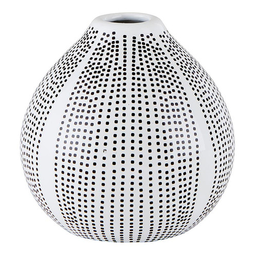 Dotted Pattern Bud Vase - Small