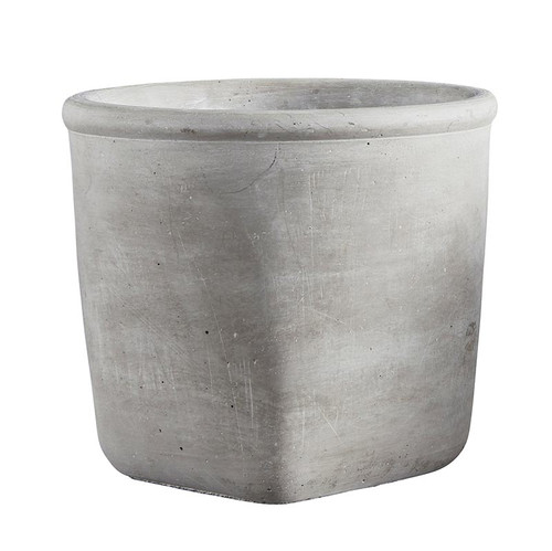 Cement Square Pot - Large