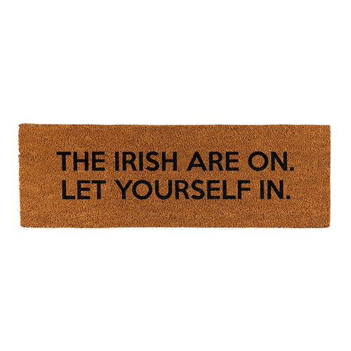 Door Mat - The Irish Are On