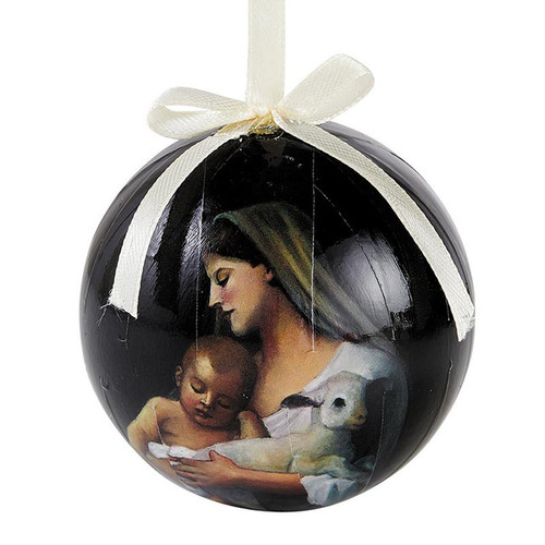 Innocence Decoupage Ornament - 6/pk