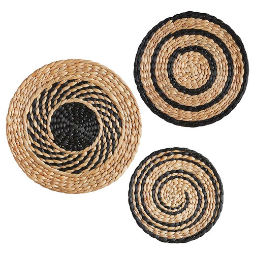 Flat Wall Baskets - Set of 3