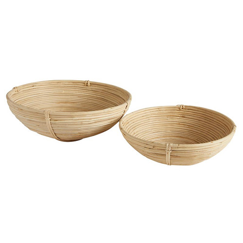 Cane Bowls - Set of 2