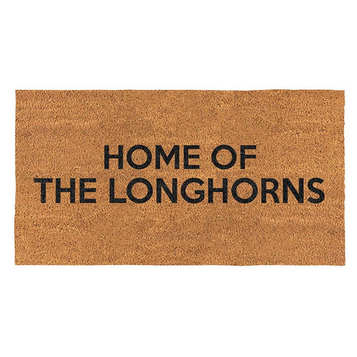 Home Of The Longhorns Doormat