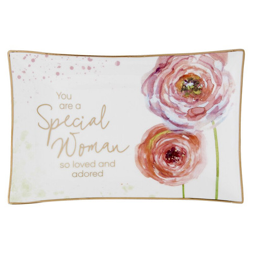 Trinket Tray -  Rectangle - Special Woman