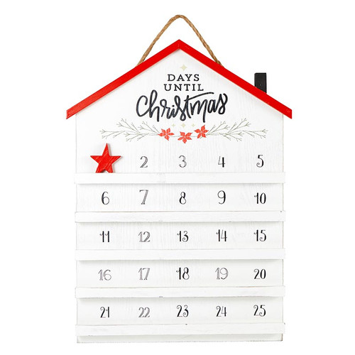 Advent Calendar - White/Red