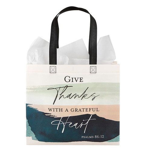 Give Thanks Reusable Gift Bag - 6/pk