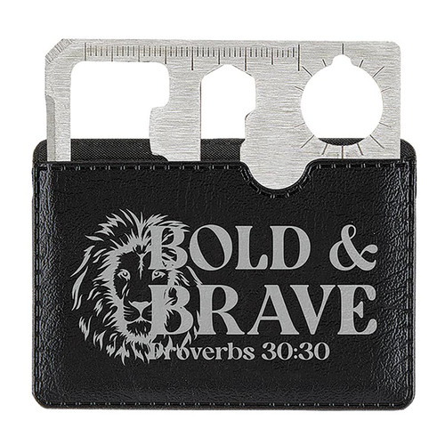 Be Brave Wallet Multi Tool - 6/pk